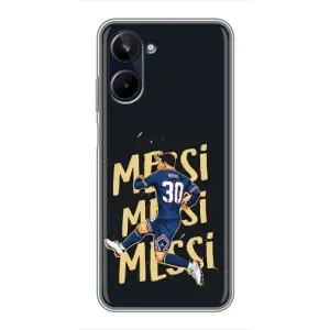 Чехлы для Realme 10 (Leo чемпион) (AlphaPrint) (Messi ПСЖ)