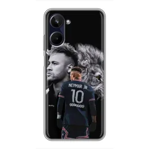 Чехол Неймар для Realme 10 (AlphaPrint) (Неймар Лев)