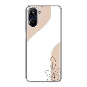 Чохол з принтом «Нюдова гілочка абстракція» для Realme 10