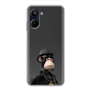 Чехлы с Обезьянами NFT для Realme 10 (AlphaPrint) (Обезьяна NFT)