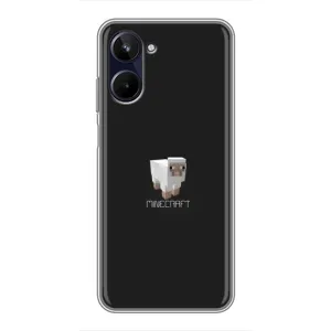 Чохол Майнкрафт на Realme 10 (AlphaPrint) Minecraft (Овечка Майнкрафт)