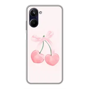 Чохол з розовим принтом для Realme 10 (Рожеві вишні)