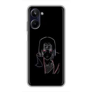 Чохли на тему: Ітачи Учіха для Realme 10 (AlphaPrint) (силует Ітачі)