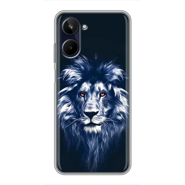 Чехол с принтом «Синий Лев» для Realme 10