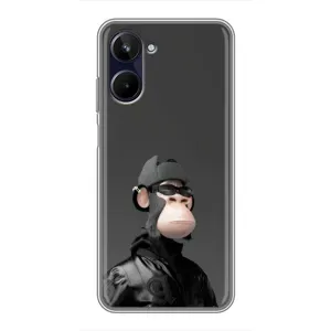 Чехлы с Обезьянами NFT для Realme 10 (AlphaPrint) (стильная обезьяна NFT)