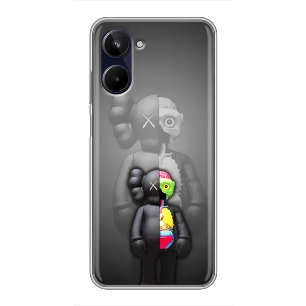 Чехол с принтом «Тело Bearbrick» для Realme 10