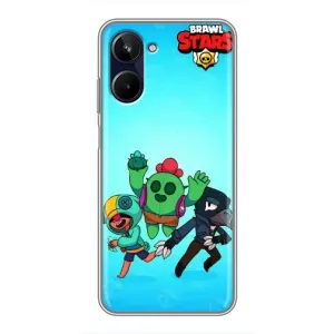 Чехлы Brawl Stars для Realme 10 (AlphaPrint) (Трио героев)