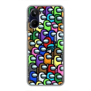Чехол Амонг Ас для Realme 10 (AlphaPrint) (Убит)