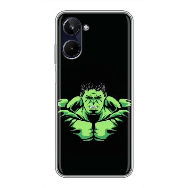 Чехол с принтом «Зелёный Халк» для Realme 10