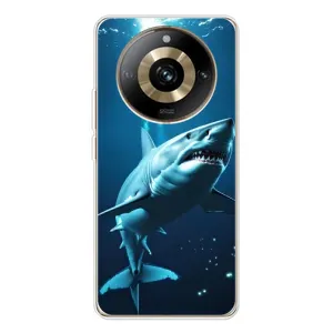 Чехол с картинкой «Хищники» для Realme 11 Pro 5G (Акула под водой)