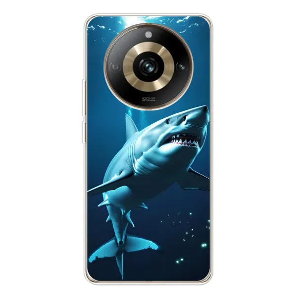 Чехол с принтом «Акула под водой» для Realme 11 Pro 5G Чехол с принтом «Акула под водой» для Realme 11 Pro 5G