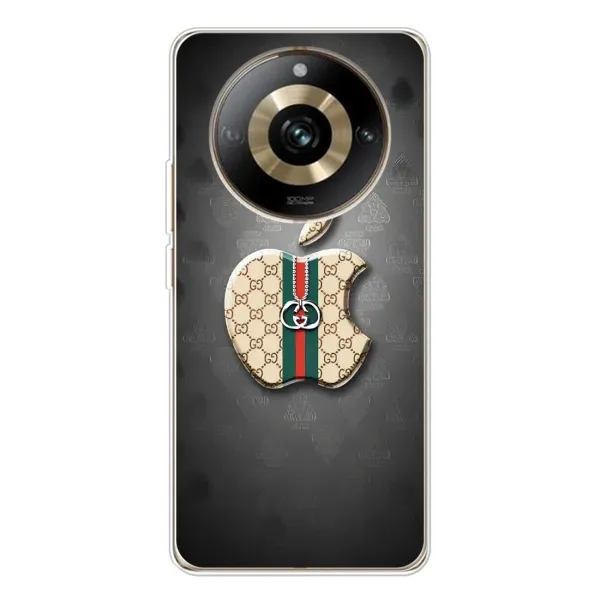 Чохол з принтом «Apple gucci» для Realme 11 Pro 5G