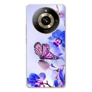 Чохли з квітами для Realme 11 Pro 5G (VPrint) (Метелик на квітах)