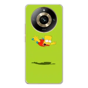 Чехол с Симпсонами для Realme 11 Pro 5G (VPrint) (Барт Симпсон)