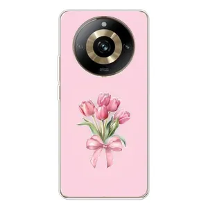 Чохол з розовим принтом для Realme 11 Pro 5G (Букет квітів)