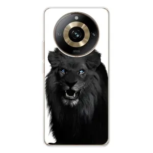 Чехлы с картинками животных Realme 11 Pro 5G (Черный ЛЕВ)