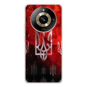 Украинские Чехлы для Realme 11 Pro 5G с картинкой УПА (AlphaPrint) (ГЕРБ УПА)