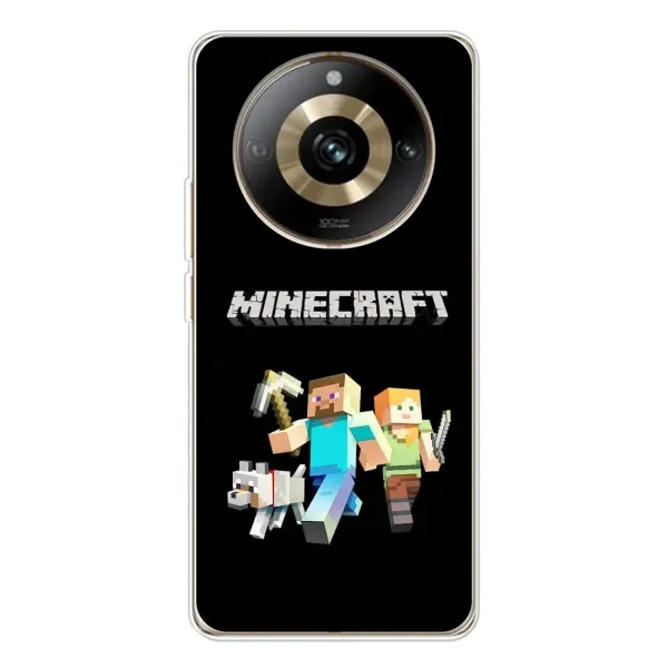 Чехол с принтом «герои Minecraft» для Realme 11 Pro 5G