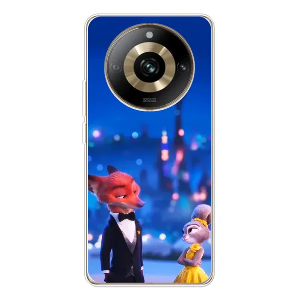 Чехол с принтом «Романтический вечер Зверополис» для Realme 11 Pro 5G