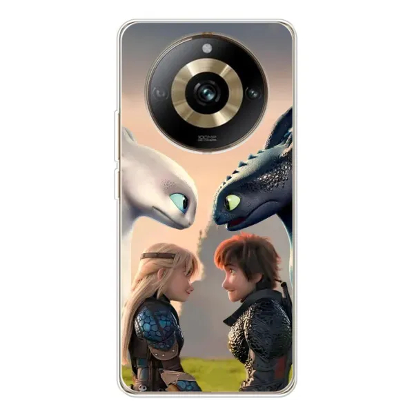 Чехол с принтом «Иккинг и Астрид» для Realme 11 Pro 5G Чехол с принтом «Иккинг и Астрид» для Realme 11 Pro 5G