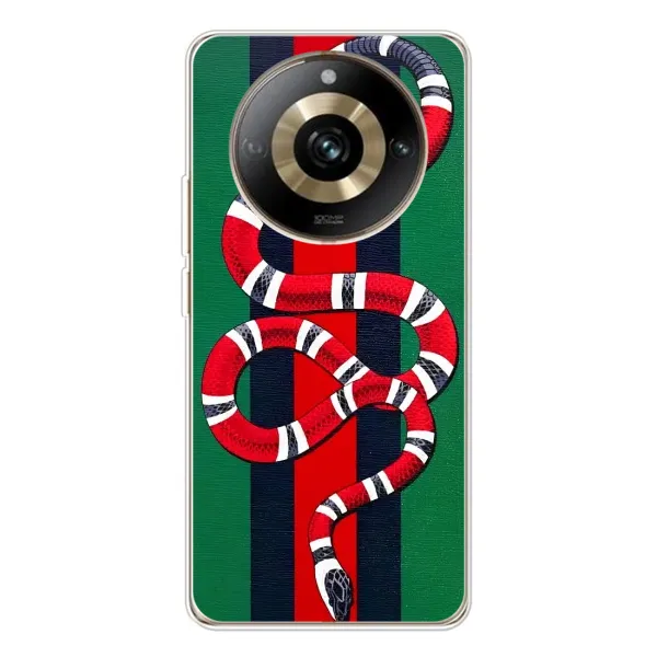 Чохол з принтом «Gucci змія» для Realme 11 Pro 5G