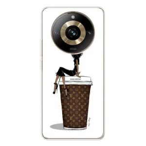 Чехлы Луи Витон для Realme 11 Pro 5G (AlphaPrint - LOUIS VUITTON) (кофе LOUIS VUITTON)