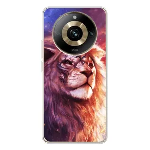 Чохол з картинкою ЛЕВ для Realme 11 Pro 5G (VPrint) (Красочний Лев)