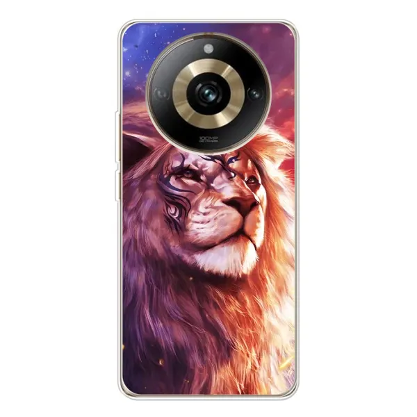 Чехол с принтом «Красочный Лев» для Realme 11 Pro 5G