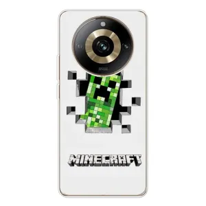 Чехол Майнкрафт на Realme 11 Pro 5G (AlphaPrint) Minecraft (крипер Майнкрафт)