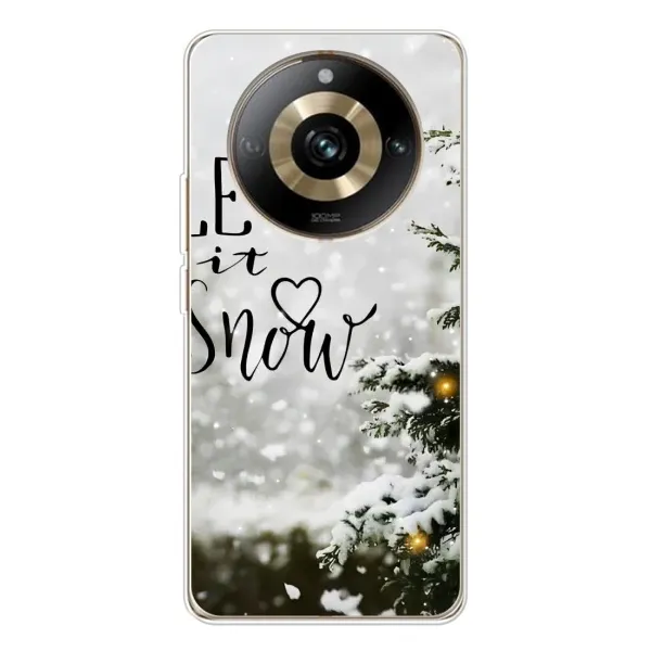 Чехол с принтом «Let it snow» для Realme 11 Pro 5G