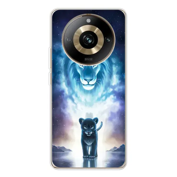 Чехол с принтом «Маленький лев» для Realme 11 Pro 5G