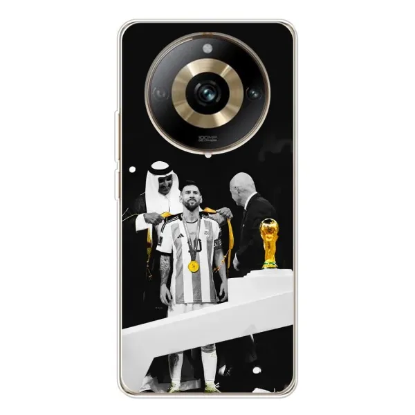 Чехол с принтом «Месси в накидке» для Realme 11 Pro 5G