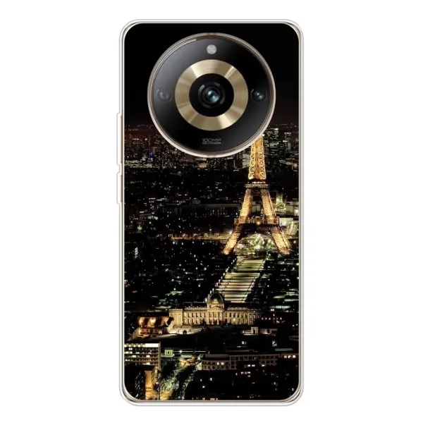 Чехол с принтом «Ночной Париж» для Realme 11 Pro 5G