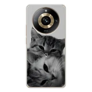Чехол с рисунком кот на Realme 11 Pro 5G (Пара котов)