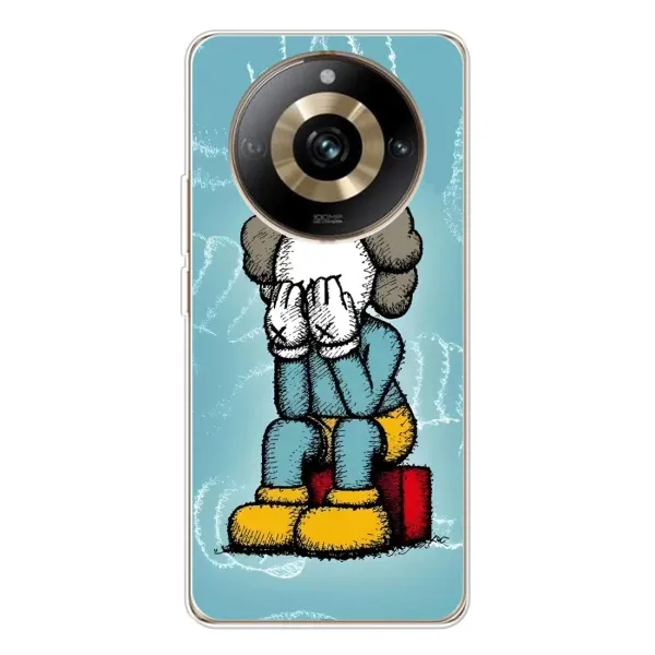 Чехол с принтом «Плач Bearbrick» для Realme 11 Pro 5G