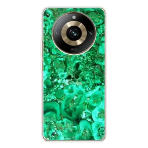 Мраморний чехол на Realme 11 Pro 5G (VPrint) (Салатовий Мрамор)