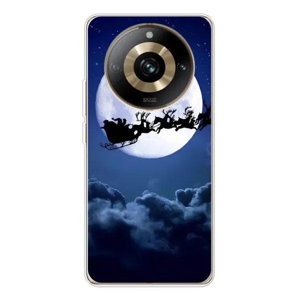 Чехол с принтом «Санта - луна» для Realme 11 Pro 5G