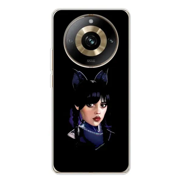 Чехол с принтом «серьезная Уэнздей» для Realme 11 Pro 5G