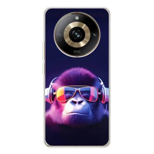 Чохол з принтом «Стильна мавпа» для Realme 11 Pro 5G