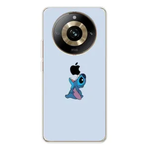 Чохол з принтом Стіч на Realme 11 Pro 5G (Stitch apple)