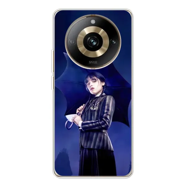 Чехол с принтом «Уэнздей с зонтом» для Realme 11 Pro 5G