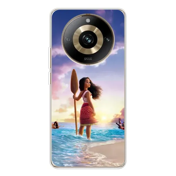 Чехол с принтом «Моана с веслом» для Realme 11 Pro 5G