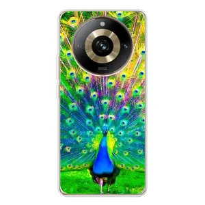 Чохол з пташками на Realme 11 Pro 5G (VPrint) (Яскравий Павлин)
