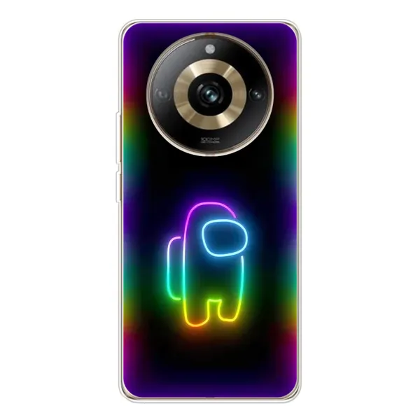 Чехол с принтом «Яркий скин» для Realme 11 Pro 5G