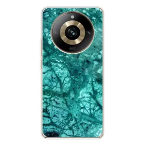 Мраморний чехол на Realme 11 Pro 5G (VPrint) (Зелений мрамор)