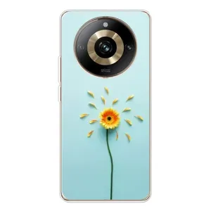 Чохли з квітами для Realme 11 Pro 5G (VPrint) (Жовта квітка)