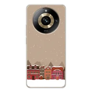 Новорічні, Святкові Чохли для Realme 11 Pro 5G - 2024 год (Зимове місто)