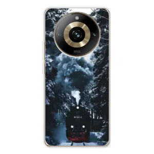 Новорічні, Святкові Чохли для Realme 11 Pro 5G - 2024 год (Зимовий потяг)