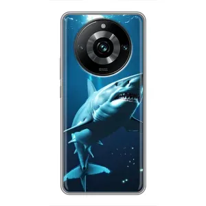 Чохол з принтом «Акула під водою» для Realme 11 Pro Plus