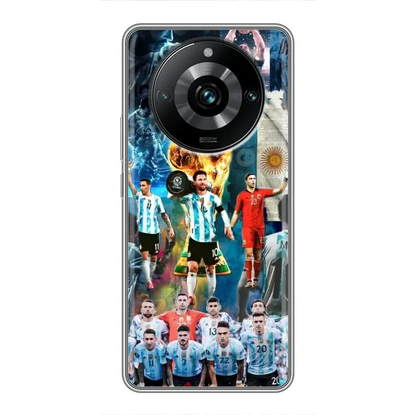Чехол с принтом «Аргентина Месси» для Realme 11 Pro Plus